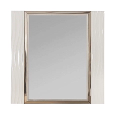 Комод Гравита с зеркалом белый глянец