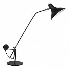 (MТ14003041-1А) Настольная лампа MANTI 1х40W  E14 Black (в комплекте) 764907