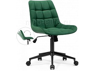 Кресло офисное Честер черный/зеленый
