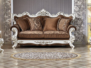 Мягкая мебель Оскар-2 АРД  3+1+1 крем/азалия коричневый