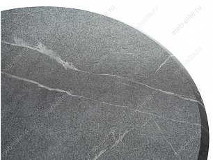 Журнальный стол Абелия мрамор темно-серый/черный матовый