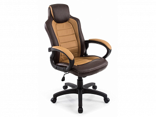 Компьютерное кресло Kadis коричневое / бежевое 