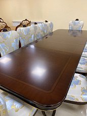 Столовая Софа PMT03/PMC10 комплект: стол обеденный 300х100 + 10 стульев