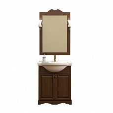 Комплект для ванной комнаты Габриэлла 65:тумба+умывальник+зеркало светлый орех