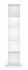 Шкаф Марсель 1 дверный с зеркалом СП.0125.401 белый глянец