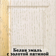 Шкаф Нинель 4 дверный с зеркалом ММ-167-01/04 белая эмаль