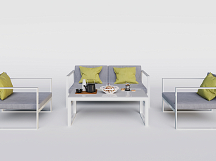 Делиция мягкая мебель: диван 2 местный + кресло + кофейный столик
