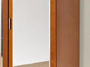 Шкаф Панамар (Panamar) 1 дверный с зеркалом в прихожую 435.060 орех/вишня