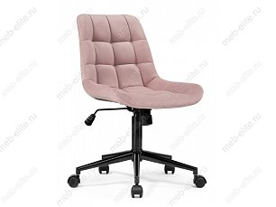 Кресло офисное Честер черный/розовый 
