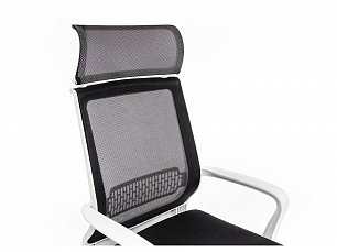 Компьютерное кресло Lion черно-белое 