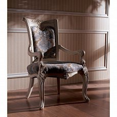 Изабелла (Карпентер 208) стул с подлокотниками белый с золотом