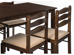 Обеденная группа Starter (стол и 4 стула) oak / beige 