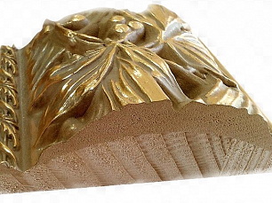 Кровать Тиффани Премиум 160х200 с мягким элементом, подъемным механизмом и со стразами ТФКР-2[3][7](П) золото глянец