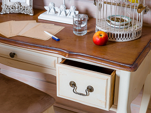 Бельведер письменный стол с ящиками ST9347 карамель