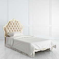 Кровать Романтик голд  с мягким изголовьем 90х190 R539-K02-G-B01