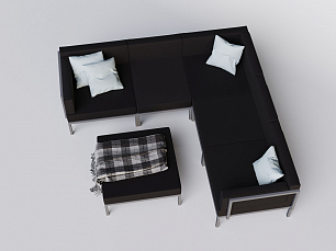 Серенита мягкая мебель: диван правый + диван левый + диван центральный + диван угловой + пуф для ног