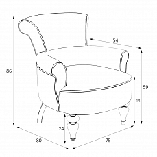 Перфето кресло M11-W-B13