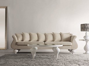 Мягкая мебель Палермо 3+1+1 белый лак глянец