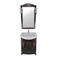 Комплект для ванной комнаты Богемия 65: тумба+умывальник+зеркало