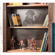 Книжный шкаф стеллаж Пират ЧЛК