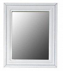 Зеркало для ванной Валери 60 белый с серебром